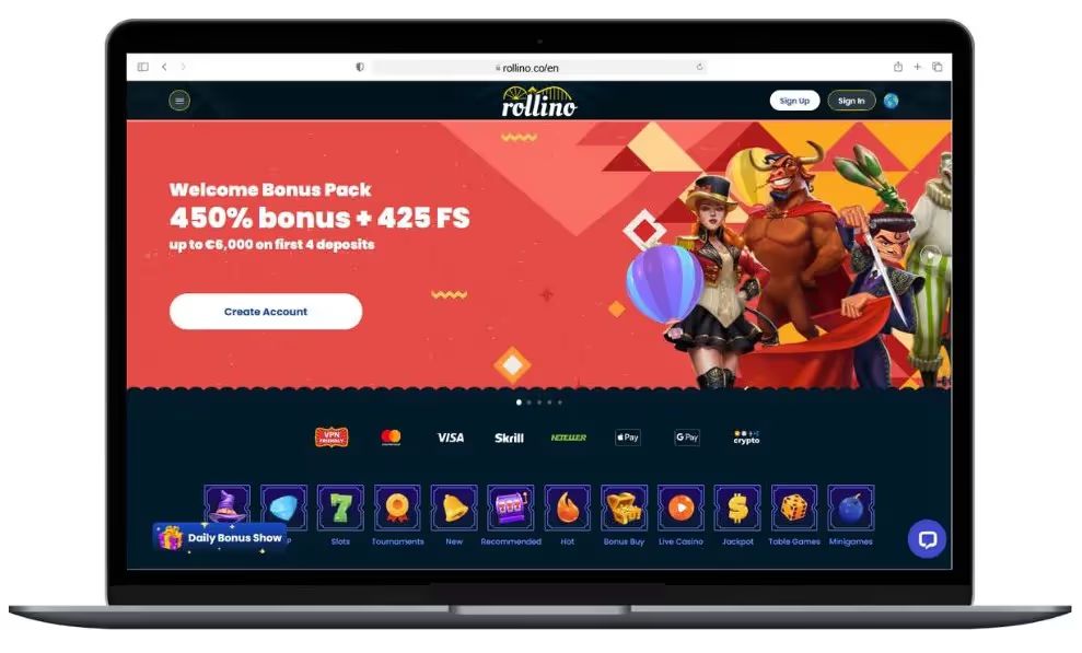 rollino home desktop