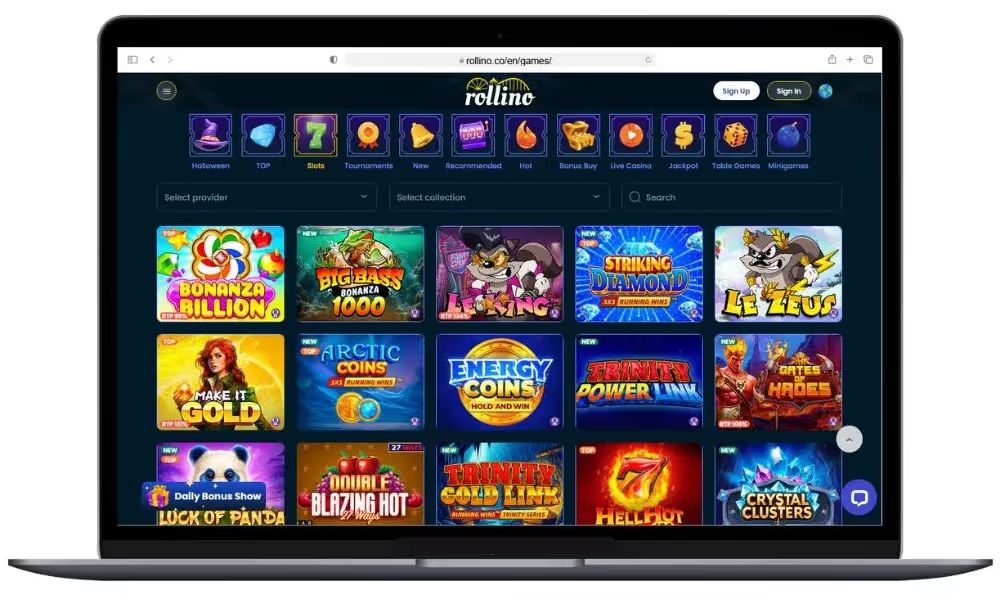 rollino slots desktop