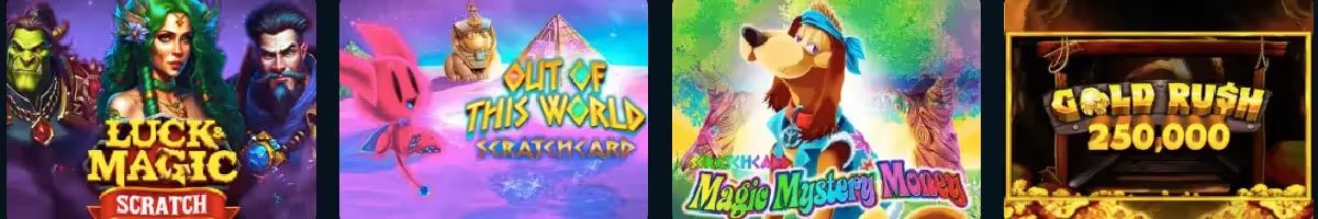 Book of Bet Scratch card games