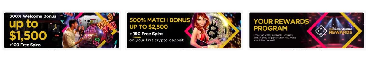 SlotsandCasino Bonuses
