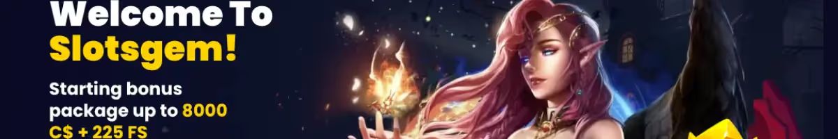 SlotsGem Casino Welcome Bonus 1