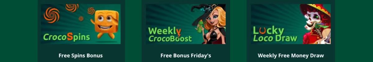 PlayCroco Casino Bonuses (1)