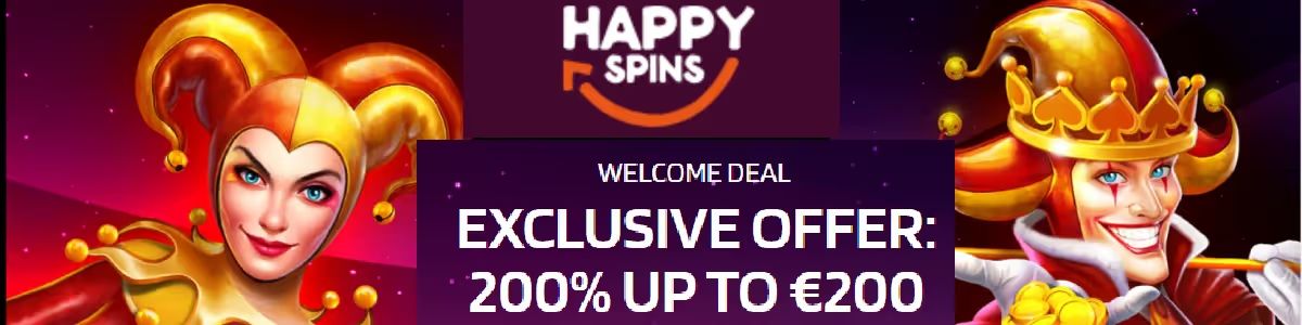 Happy Spins Casino Welcome Bonus