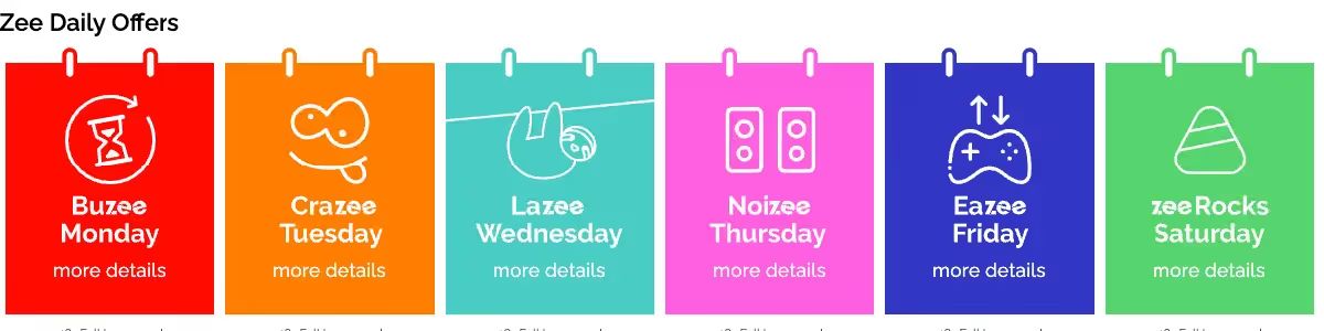 Playzee Daily Bonuses