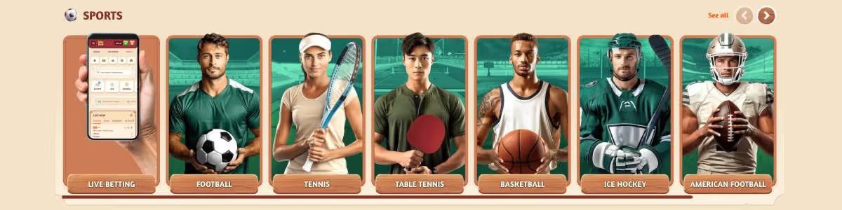 BillyBets Casino Sportsbook screenshot