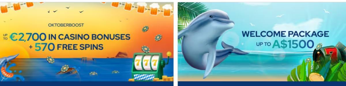 Dolfwin Casino bonuses screenshot