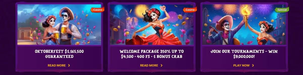 Duospin Casino Bonuses Screenshot