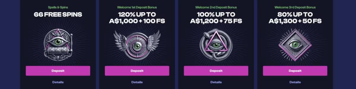 God of Wins Casino Bonuses Screenshot