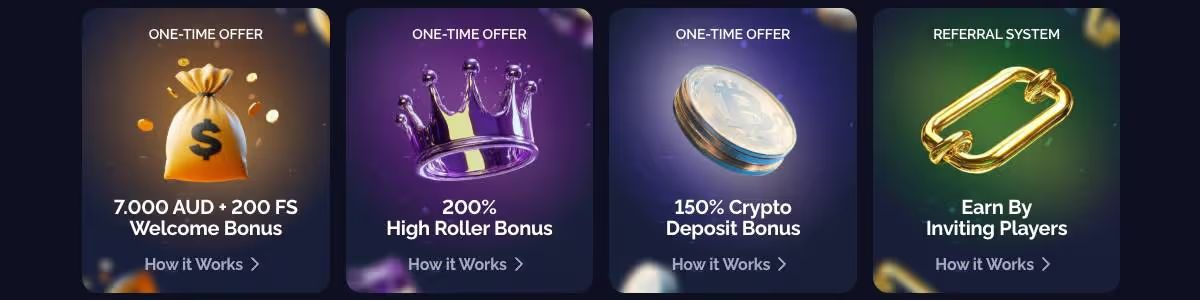 GoldBet Casino Bonuses Screenshot