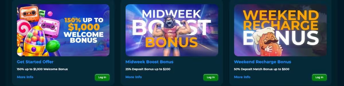 Luckiest Casino Welcome Bonus screenshot