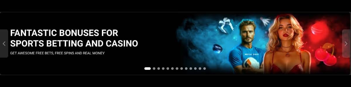 MegaPari Casino Screenshot