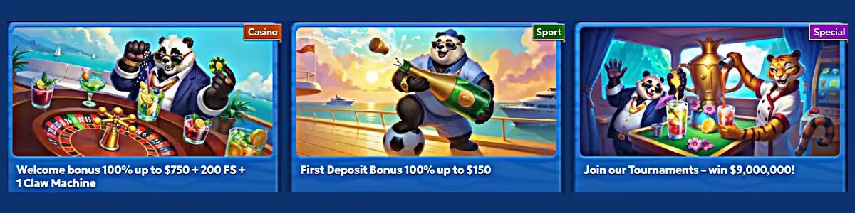 Pandido Casino Bonuses