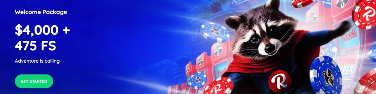 Rooli Casino welcome bonus screenshot