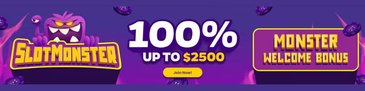 Slot Monster Casino bonus screenshot