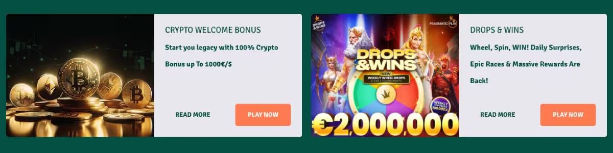 Staxino Casino Bonuses Screenshot