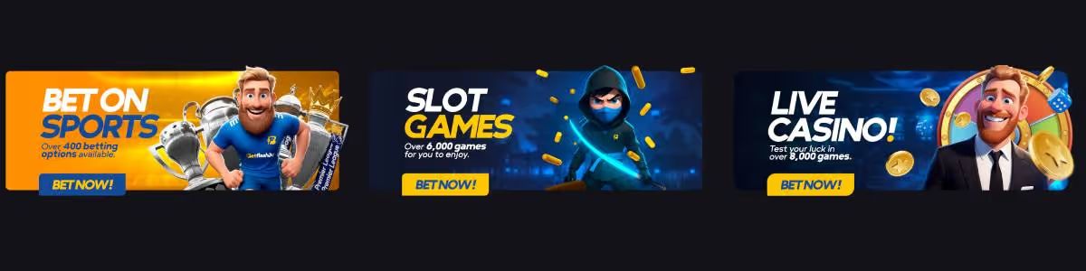 BetFlash24 bonuses Screenshot