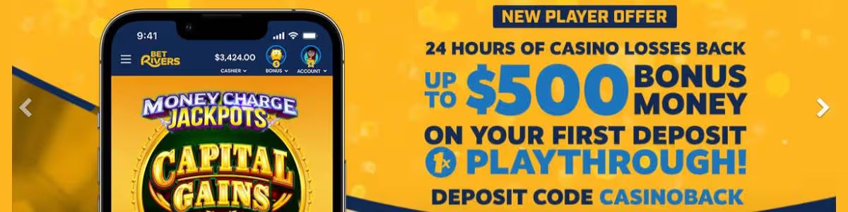 BetRivers welcome bonus Screenshot