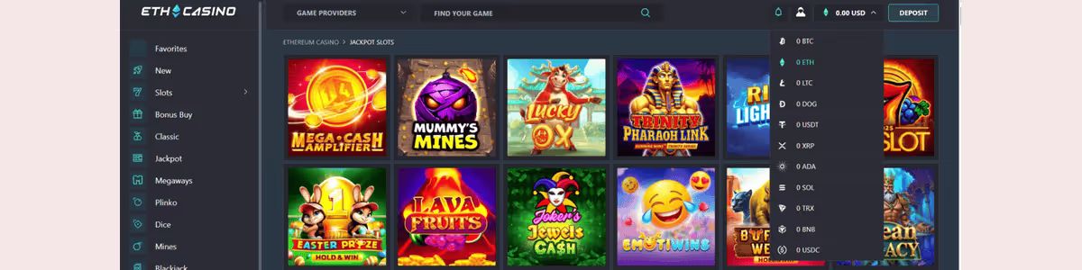 ETHCasino Games