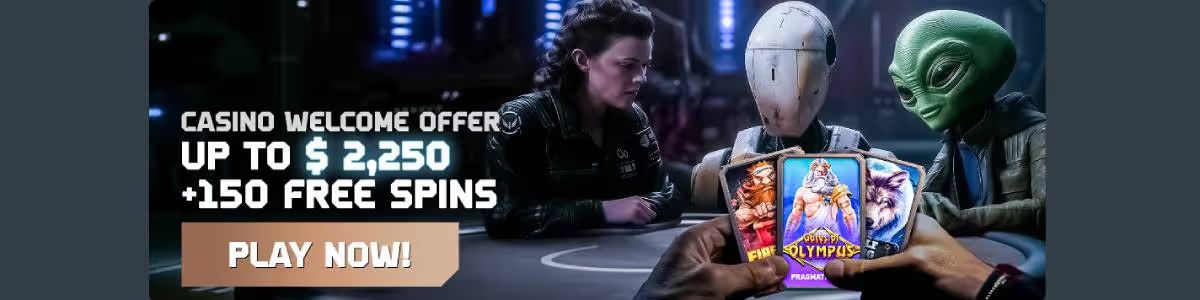 GalacticBets Casino Welcome Bonus Screenshot