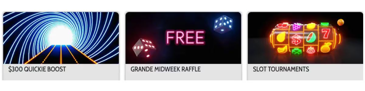 Grande Vegas Casino Bonuses