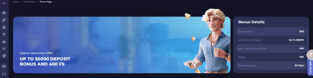 Lucky Friends Welcome Bonus