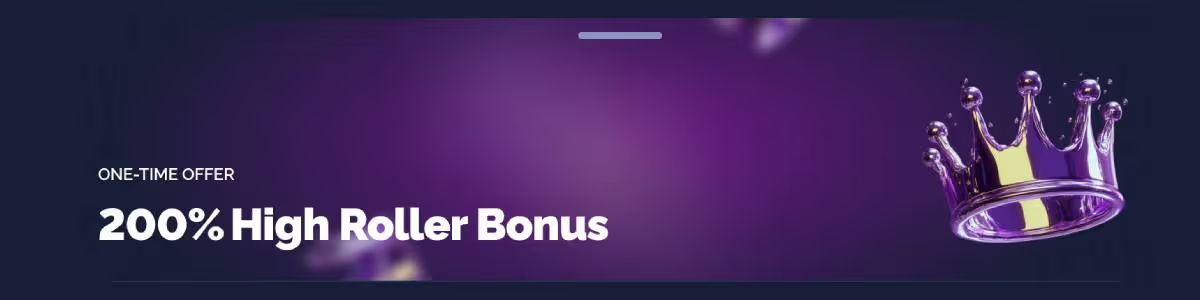 Neonix Casino High Roller Bonus Screenshot
