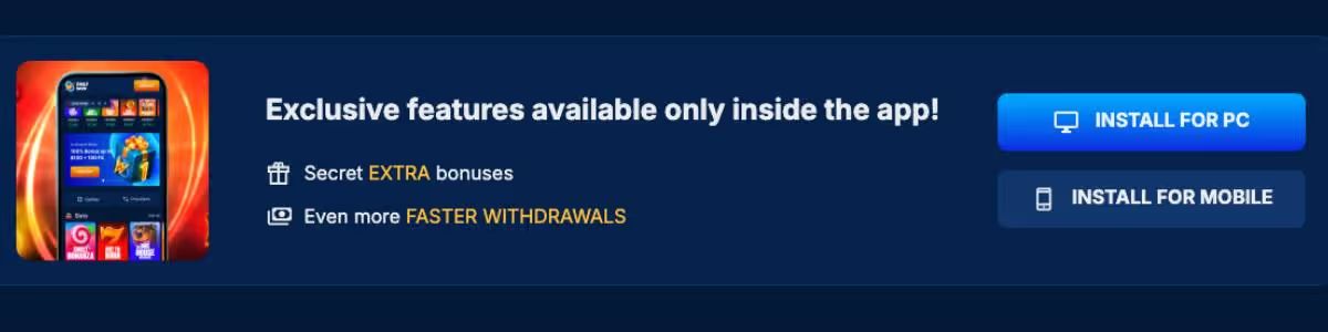 OnlyWin Casino Mobile app bonus Screenshot