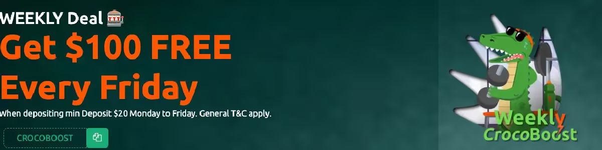 Playcroco Casino Bonuses