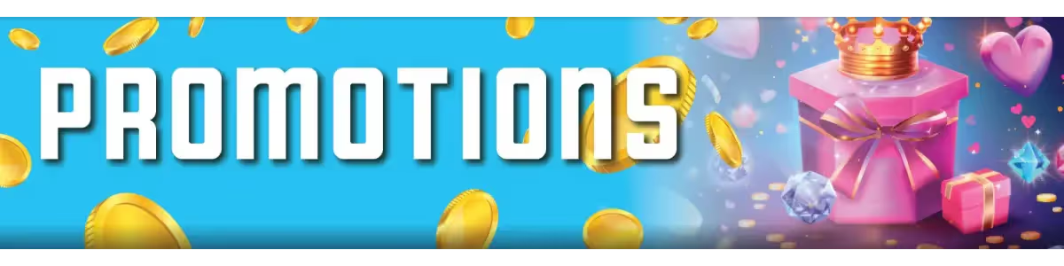 Power777 casino review, image of gift and coins for promotions