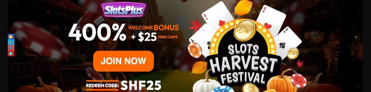 SLotsPlus extra welcome bonus screenshot