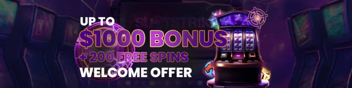 SlotStrike Welcome Bonus