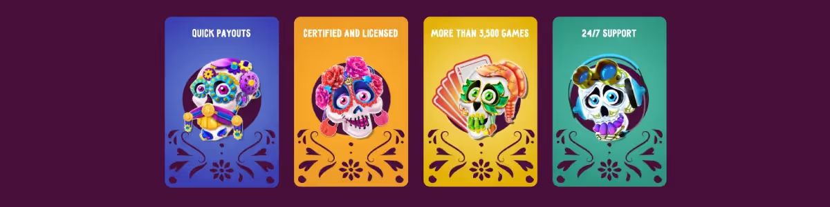 SlotVibe Casino review, image of features, payouts, licensed, games and support