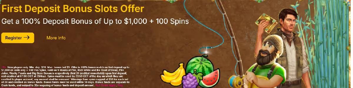 SpinYoo Welcome Bonus