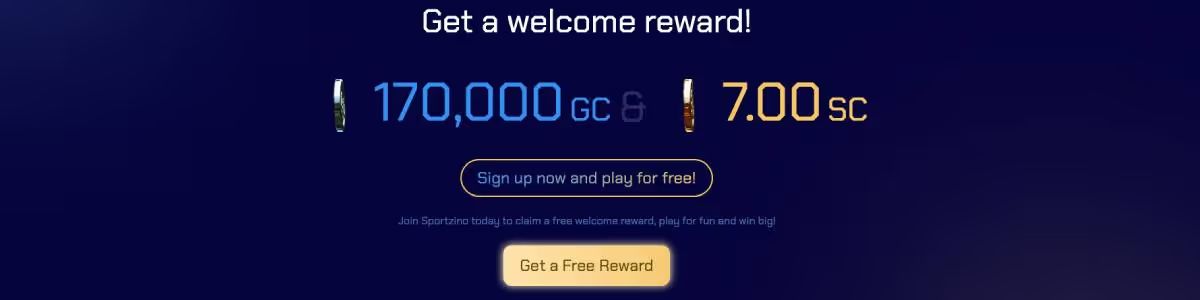 Sportzino Welcome Bonus