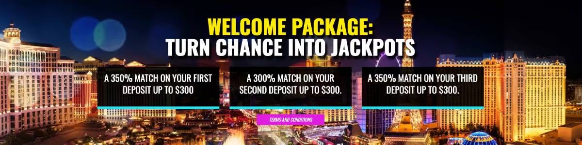 Vegas2Web Welcome Bonus Screenshot