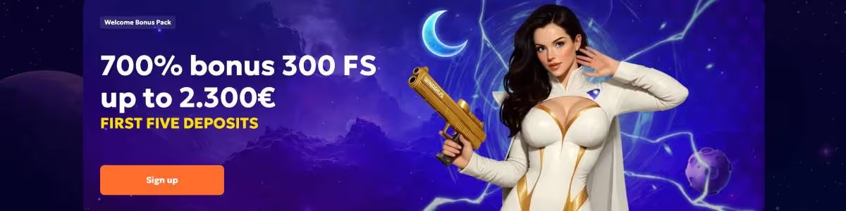 Winarius Casino Welcome Bonus Screenshot