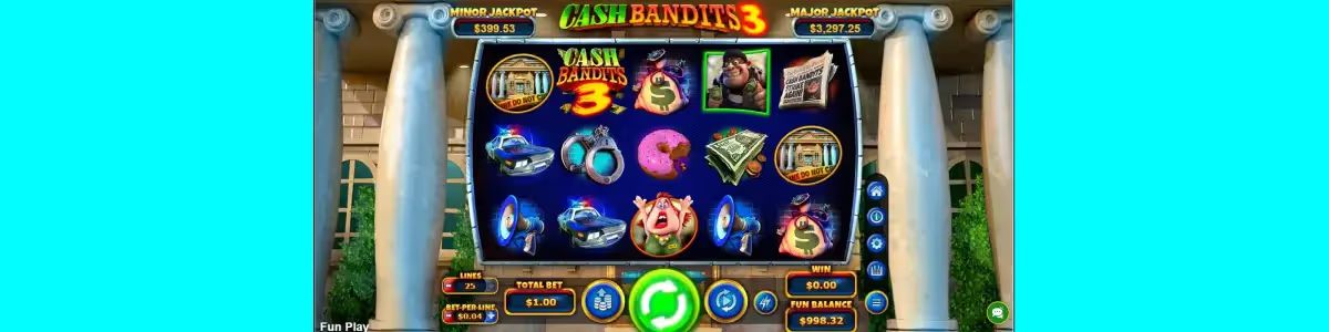 Cash Bandits 3 Pokie