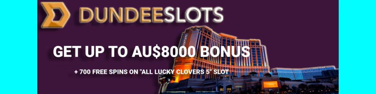 Dundee Slots Welcome Bonus