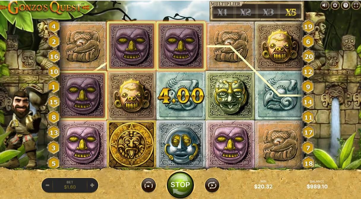 Gonzo's Quest Screenshot image