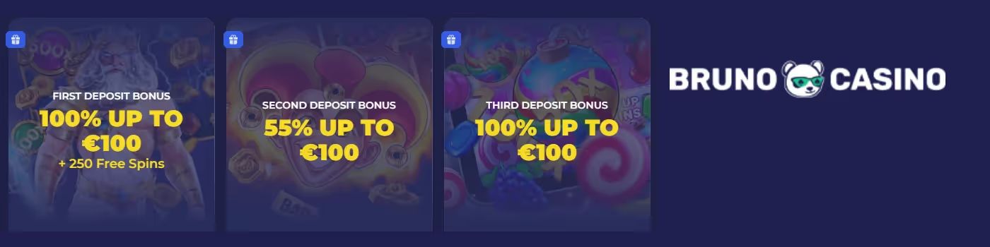 Bruno Casino Welcome Bonus