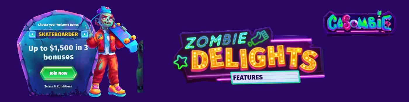 Casombie sign up bonuses