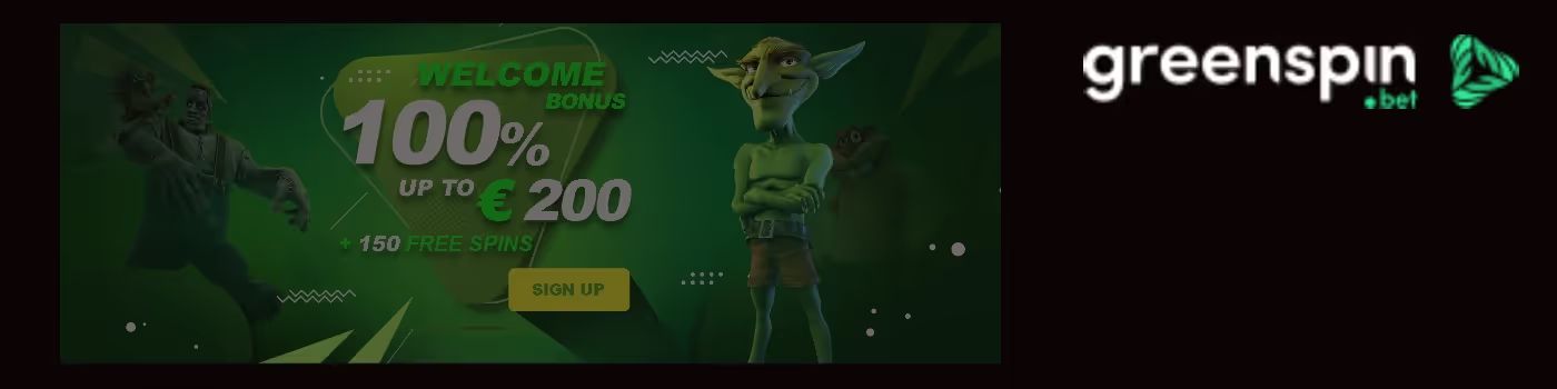 Greenspins casino Welcome Bonus