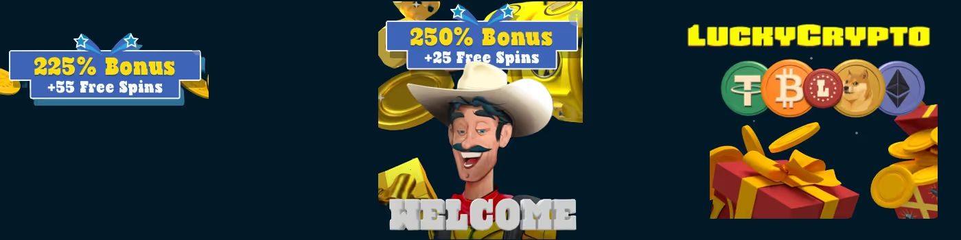 LuckyCrypto Casino Welcome Bonus