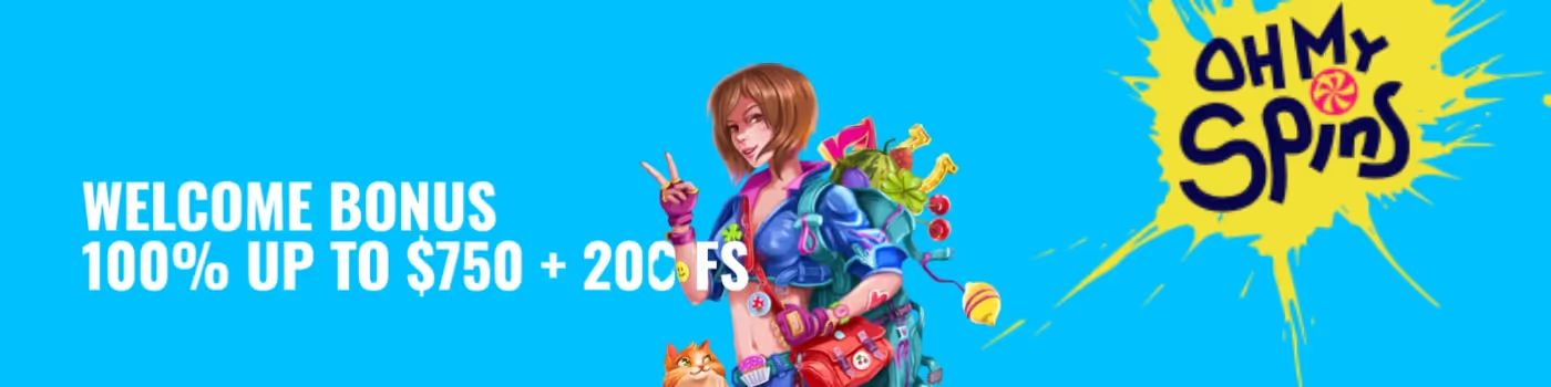 Oh My Spins Welcome Bonus
