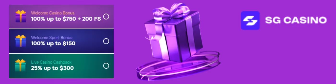 SG Casino Welcome Bonus 1