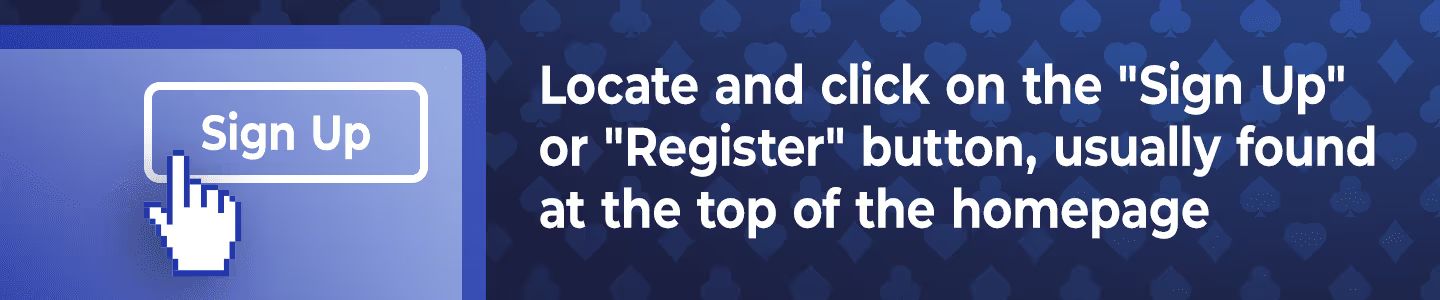Step 3 Find the Sign Up Button