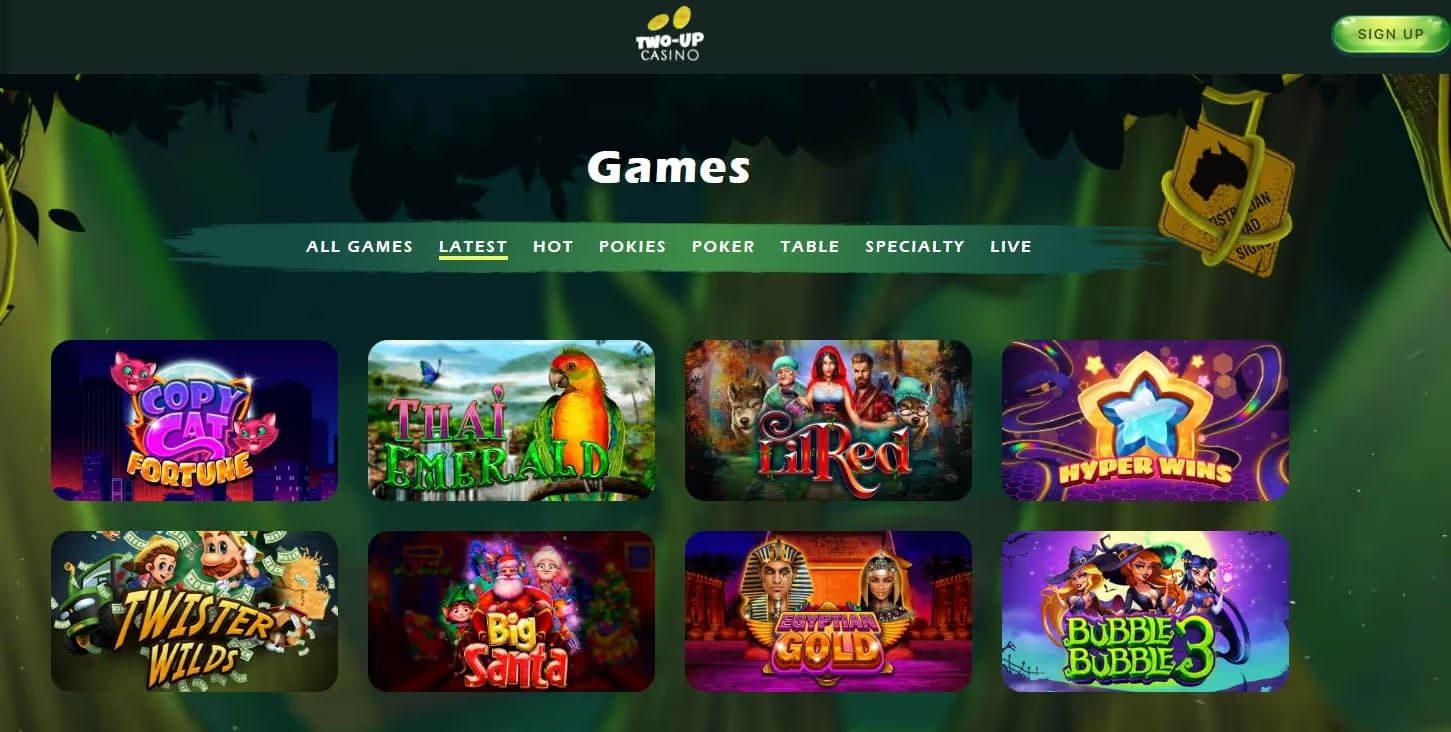 two up casino games