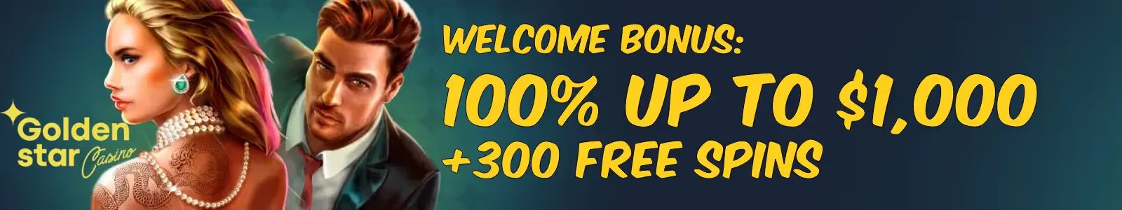 golden star casino welcome bonus