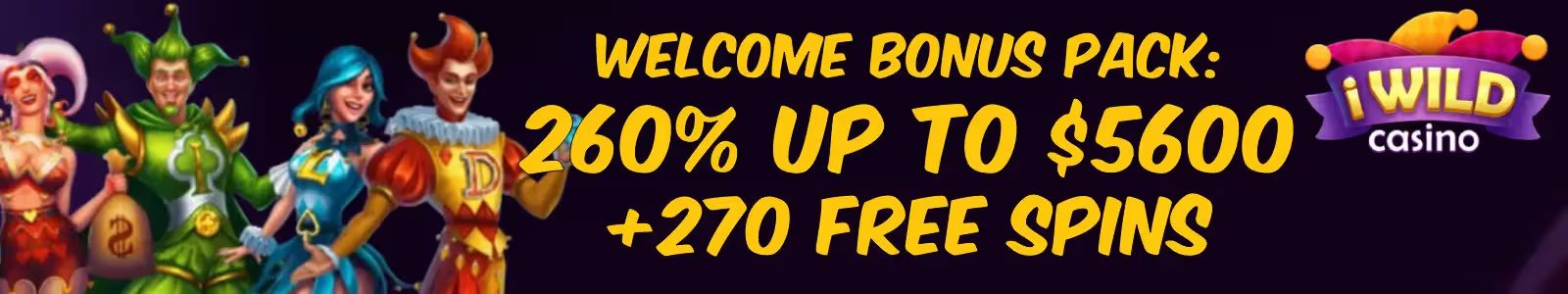 iwild casino welcome bonus