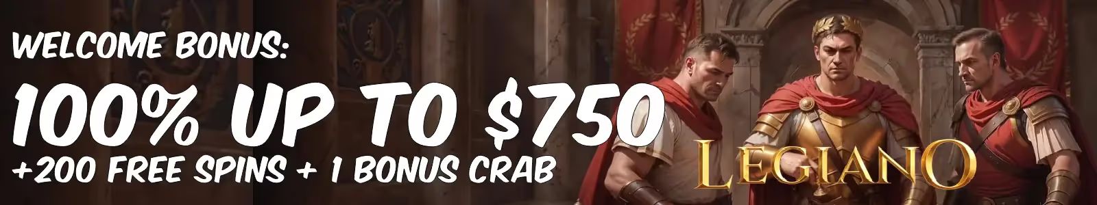 legiano casino welcome bonus